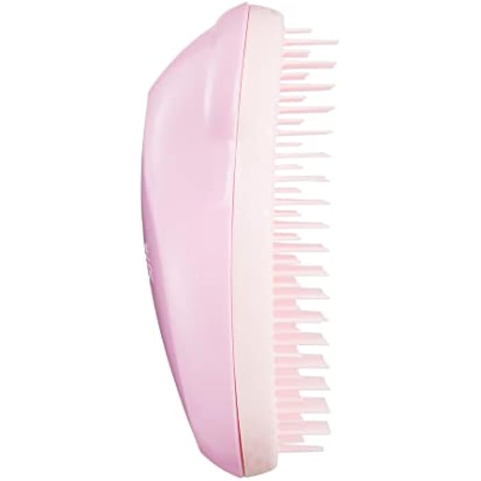 Tangle Teezer | The Original Detangling Hairbrush | Perfect for Wet & Dry Hair | Two-Tiered Teeth & Palm-Friendly Design | For Glossy, Frizz-Free Locks | Pink Vibes - Image 1